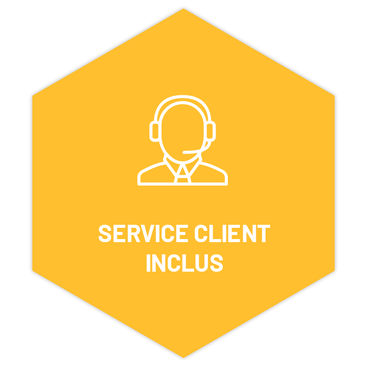 Service client inclus